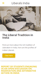 Mobile Screenshot of liberalsindia.org