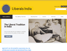 Tablet Screenshot of liberalsindia.org